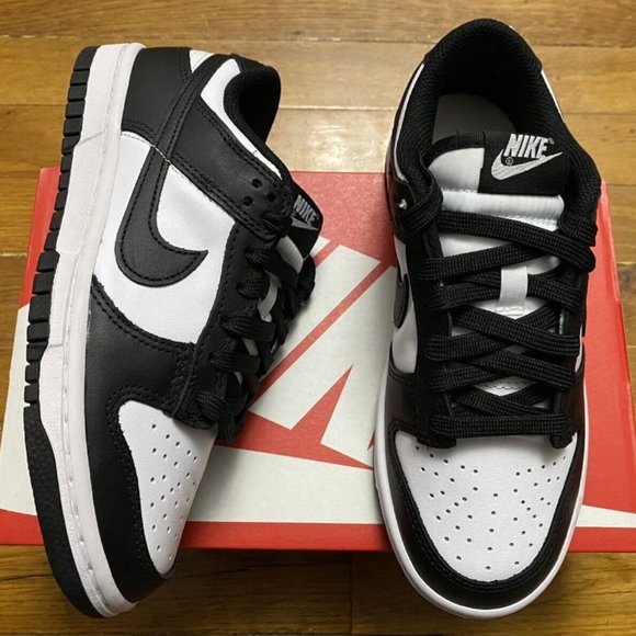 Nike Shoes - Nike Dunk Low black and white Panda